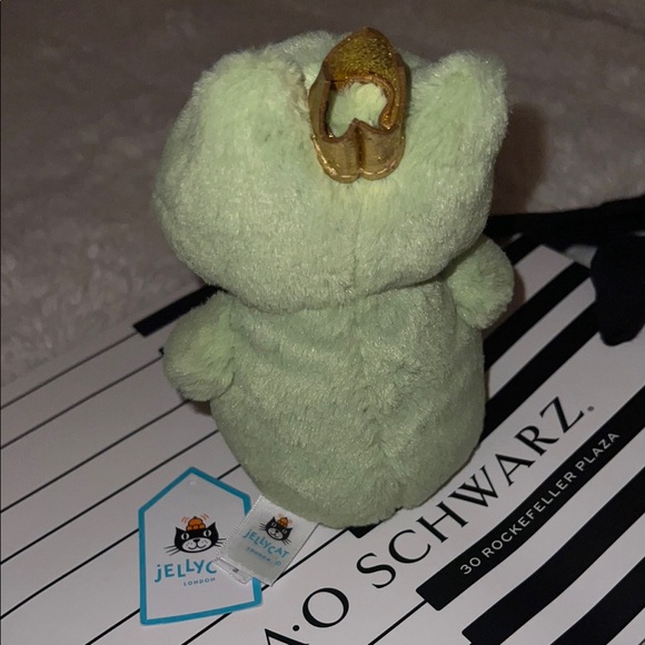 Jellycat Frog with Gold Crown - Picture 4 of 9